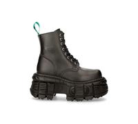 New Rock - M Mili 084N V1 Black - Girl Schuhe - Schwarz - EU 36 - Synthetic/Textile/Gummi,Kunstleder Schwarz EU 36
