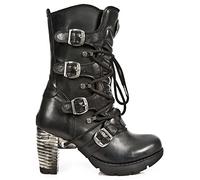 New Rock Damen M.tr003-s1 Hohe Stiefel, Schwarz (Negro 001)