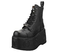 New Rock Metallic M-newmili083-s28 Unisex Stiefel Plattform Black - 38 EU