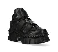 New Rock Metallic-Stiefeletten aus Leder-WALL285-S3 EU43