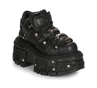New Rock Milo Stiefelletten/Boots Hommes Schwarz Boots