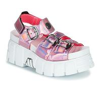New Rock Sandalen DISCO HOLO in Rosa 38