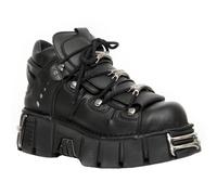 New Rock Unisex-Gothic-Stiefel aus veganem Leder - M-106-VS1 US 39