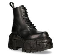 New Rock Unisex Military Techno Plateaustiefel - M-MILI084N-S5 EU41