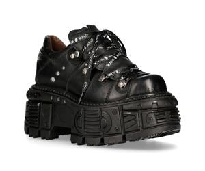 New Rock Unisex Plateau Punk Metal Stiefel - M-TANK120N EU 38
