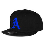 New Unisex Snapback Mütze Cap Gothic 3D A Flexfit Baseball Kappe Damen Herren HUT (A Black Blue)