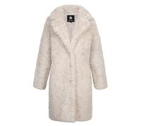 NEW VIEW Damen Kunstfellmantel Wintermantel aus Kunstpelz Felizia L60361FC02 Beige XXL