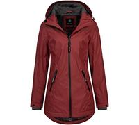 NEW VIEW Damen Regenjacke Lia mit Kapuze L60238FC dunkelrot (Rhubarb) M
