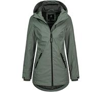 NEW VIEW Damen Regenjacke Lia mit Kapuze L60238FC Rauchblau (skmoe Blue) XXL