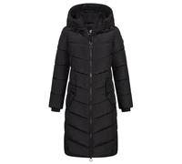 NEW VIEW Damen Steppmantel gesteppter Parka mit Kapuze wasserabweisend L60422FC00 Schwarz (Black) S