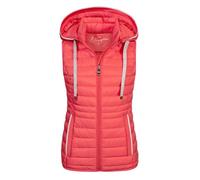 NEW VIEW Damen Steppweste Gesteppte Damenweste mit Kapuze L70012FC02 Koralle (Coral) L