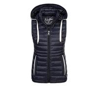 NEW VIEW Damen Steppweste Gesteppte Damenweste mit Kapuze L70012FC02 Navy (Dark Sapphire) L