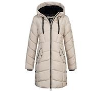 NEW VIEW Damen Winterjacke Steppmantel mit Kapuze L60314FC04 Beige (Pumice Stone) S