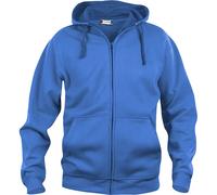 CliQue Herren Basic Full Zip Hoody Kapuzenpullover, Blickdicht, Blau (Königsblau), 3XL