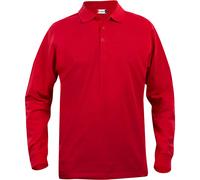 New Wave Basic Langarm Poloshirt Kinder | rot | Kinder | 120 | 028233-35 120