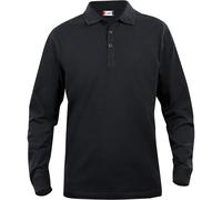 New Wave Basic Langarm Poloshirt Kinder | schwarz | Kinder | 120 | 028233-99 120