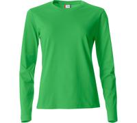 CLIQUE Basic Langarmshirt Damen 605 - apfelgrün XS