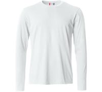 CLIQUE Basic Langarmshirt Herren 00 - weiß 3XL