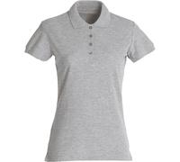 Clique Poloshirt Basic Polo Damen NEU, Wähle Deine Größe:M, Wähle Deine Farbe:grau meliert