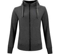 CLIQUE Classic Kapuzenjacke Damen 955 - anthrazit meliert XL