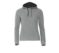CLIQUE Classic Hoodie Damen 95 - grau meliert XS