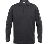 CLIQUE Classic Lincoln langarm Poloshirt Herren 955 - anthrazit meliert 3XL