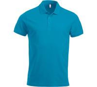 CliQue Herren Classic Lincoln Polo Polohemd, Blau (Türkis), XXL