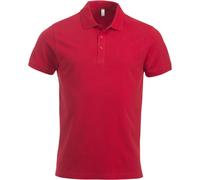 CliQue Herren Classic Lincoln Polo Polohemd, rot, XXXXX-Large