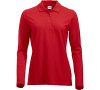 CLIQUE Classic Marion langarm Poloshirt Damen 35 - rot L