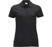 CliQue Damen Regular Fit Poloshirt,Grey (Anthracite Melange), 38 EU (Herstellergröße:Medium)