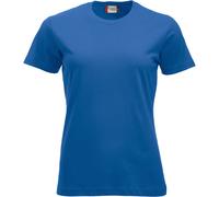 CLIQUE - T-Shirt Halbarm New Classic-T Damen Baumwolle Jersey Frühling Sommer in verschiedenen Farben und Größen erhältlich, Königsblau, Small