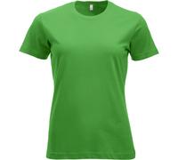 Clique T-Shirt New Classic-T 605 Damen Halbarm Baumwolljersey Säuregrün XS