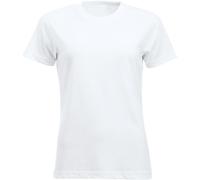 Clique - T-Shirt mit halblangem Ärmel, für Damen, aus Baumwolljersey, Frühling und Sommer, erhältlich in verschiedenen Farben und Größen, Weiß, Small