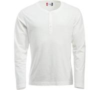 CLIQUE Orlando Langarmshirt Herren 07 - stone weiß S