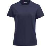 Clique Premium T-Shirt 580 Damen Slim Fit Jersey Halbarm Baumwolle Dunkelblau XXL