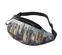 New York City Bauchtasche für Herren und Damen, wasserdichte Sport-Hüfttasche, modische Gürteltasche, Umhängetasche, Hüfttasche mit verstellbarem Riemen, große Schultertasche, Geldbörse für Reisen