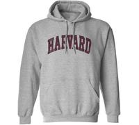 New York Fashion Police Harvard University Hoodie - Offiziell Lizenziertes Kapuzen-Sweatshirt, GRAU, Large