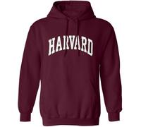 New York Fashion Police Harvard University Hoodie - Offiziell Lizenziertes Kapuzen-Sweatshirt, Kastanienbraun, Small