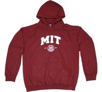 New York Fashion Police MIT HOODIE - Massachusetts Institute of Technology Hooded Sweatshirt, wein, Small