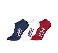 New York Giants 3pk Sneaker Socks - DBL/WHT/RED - 35/38
