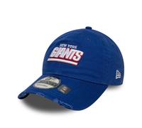 New York Giants New Era Washed Distressed 9TWENTY Verstellbare NFL Cap Blau - ONE SIZE