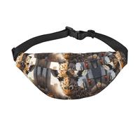 New York Giraffe Street Boys Große Hüfttasche Reise Crossbody Hüfttasche geeignet für Sport, Laufen, Radfahren, Reisen, Angeln