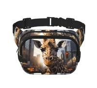 New York Giraffe Street Printed Multifunktionale Hüfttasche Unisex Trendy Messenger Bag Reise Sport Aufbewahrungstasche