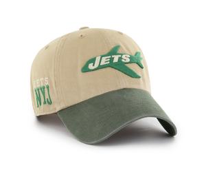 New York Jets Historic Ashfield '47 CLEAN UP NFL Cap Beige - ONE SIZE