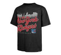 New York Rangers '47 Retro Oversized Sigma Foundation NHL T-Shirt Schwarz - S
