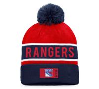 New York Rangers NHL Fanatics Authentic Pro Game & Train Mütze Rot Rot