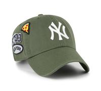 New York Yankees '47 Clean Up Premium Badges MLB Cap Olive Grün - ONE SIZE