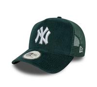 New York Yankees Cord Trucker New Era 9FORTY A-Frame Cap Grün - ONE SIZE