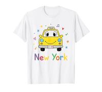 New Yorker Taxi-Cartoon, niedliches City-Souvenir für Kinder T-Shirt