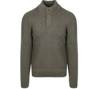 New Zealand Auckland (NZA) Pullover Mocker Conor Melange Armeegrau - Größe XXL Grün XXL